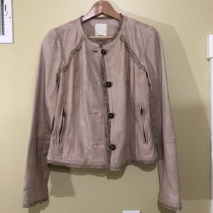 🌸Host Pick🌸Anthro Elevenses Leather Jacket